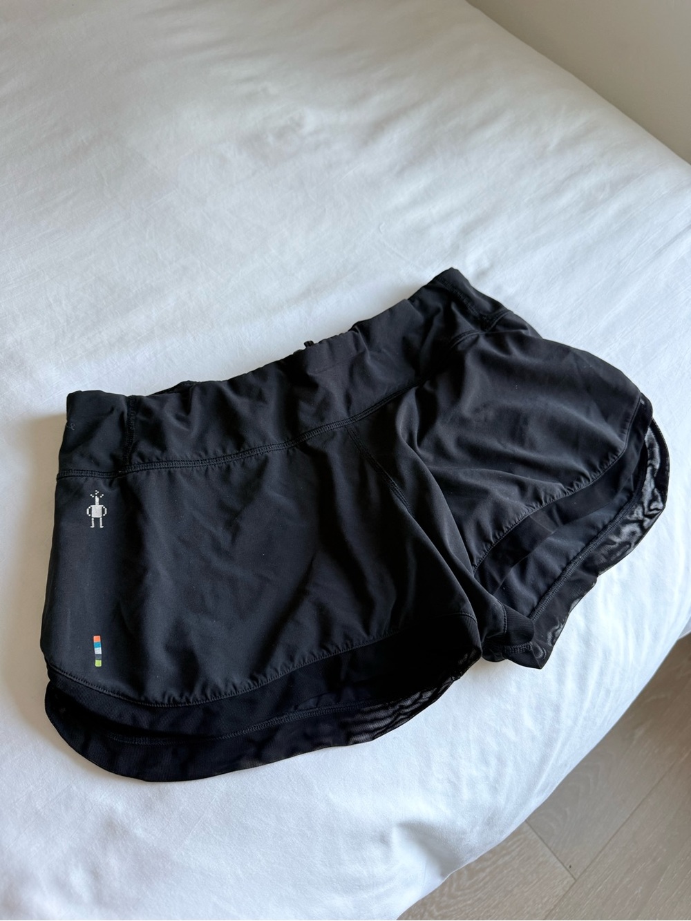 Black Running Shorts with Inner Liner - Smartwool